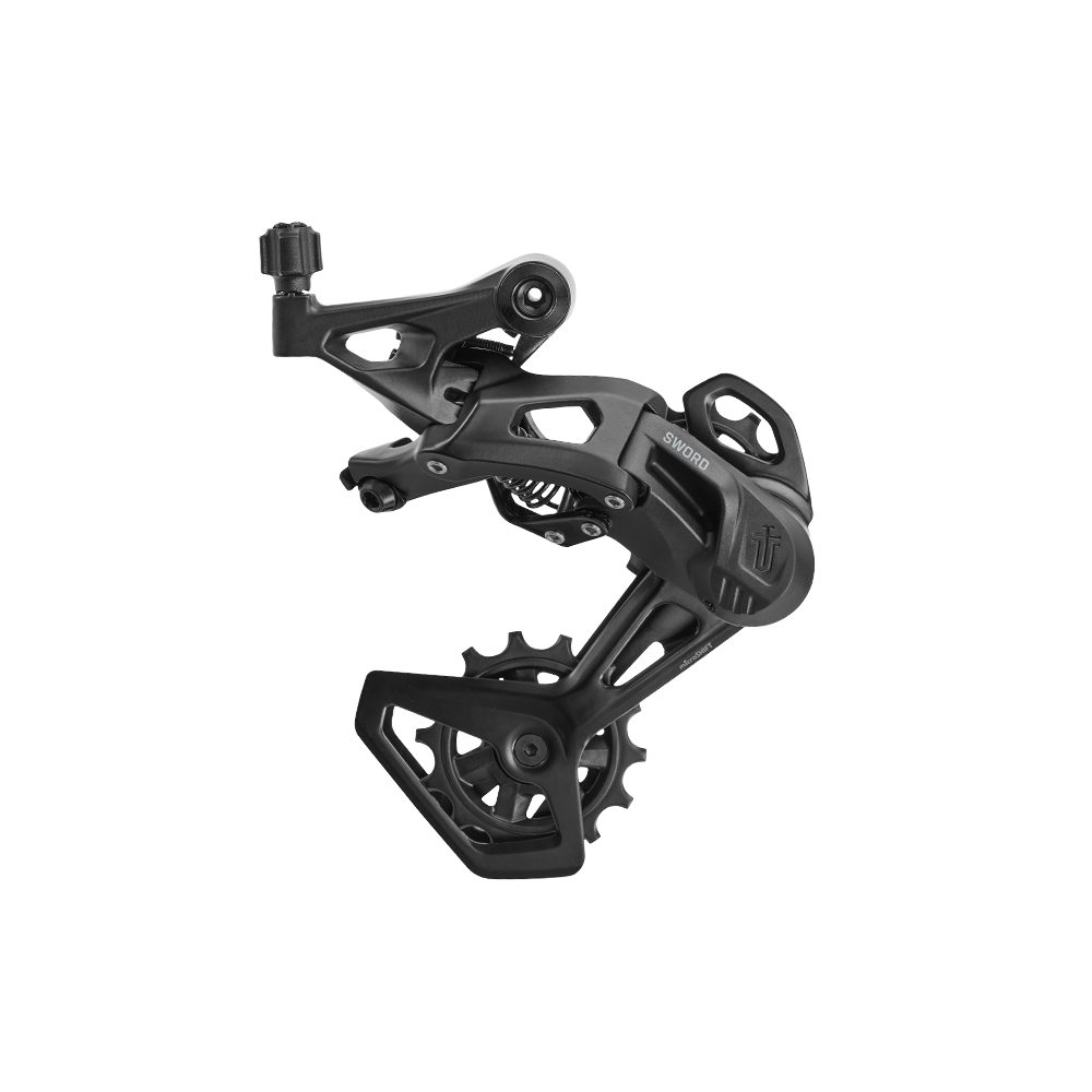 Sword Black 1×9 Groupset, Shifters, Caja Media 1x RD, Steel 46T Cassette, No Incluye Volante