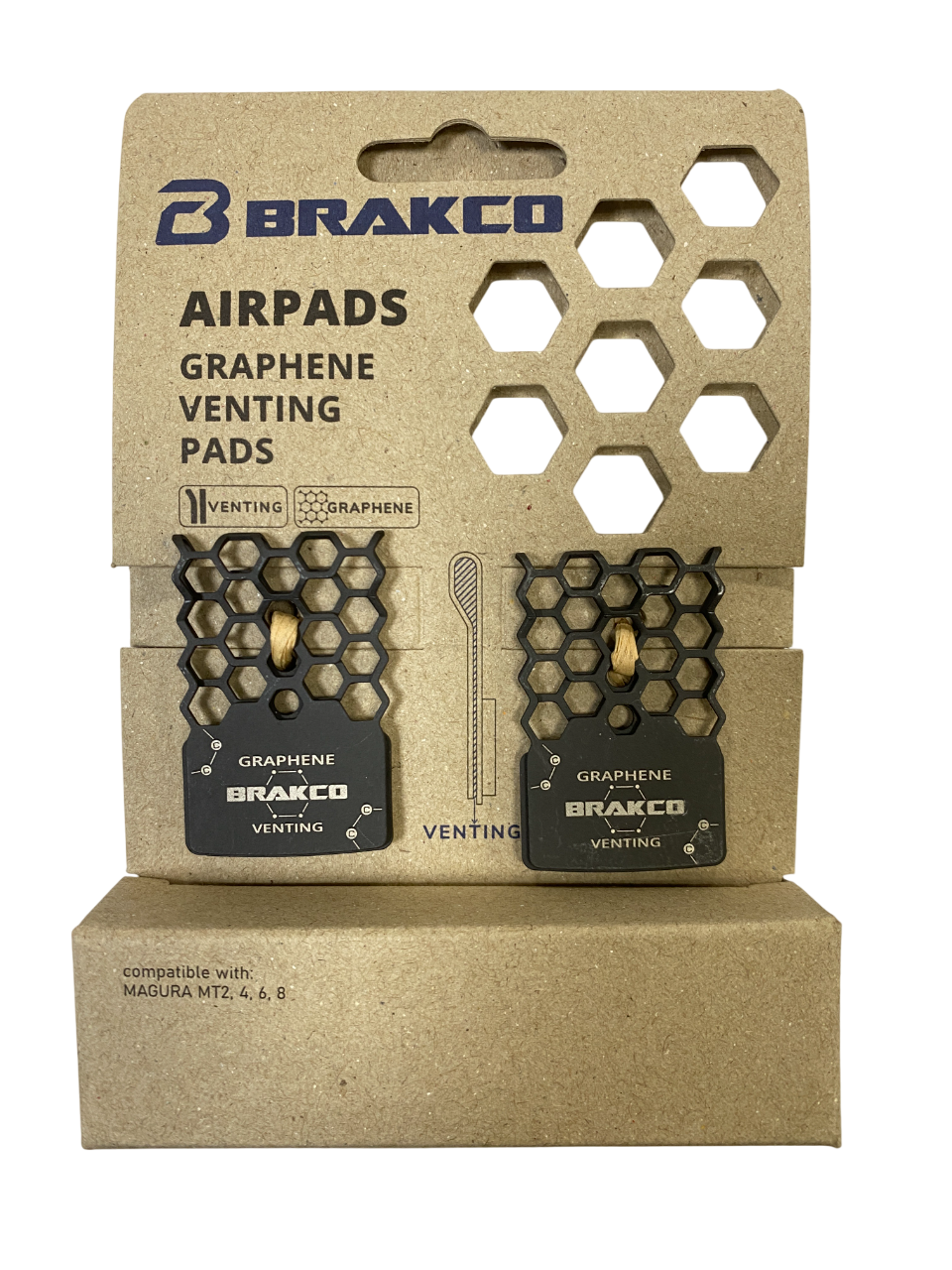 Pastillas de Freno MAGURA MT2/4/6/8 con Placa ventilada y baño de Grafeno