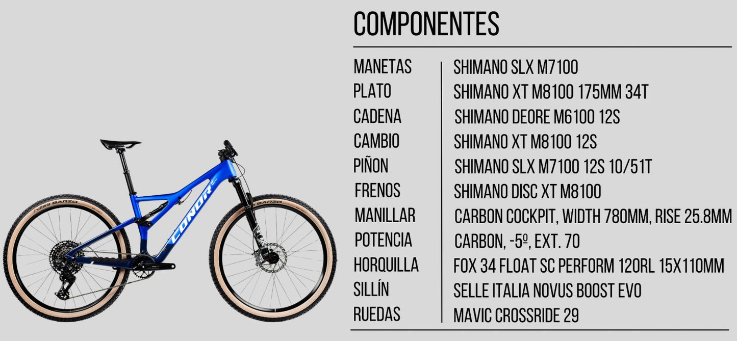 THUNDER XT 29″ 12s BLUE