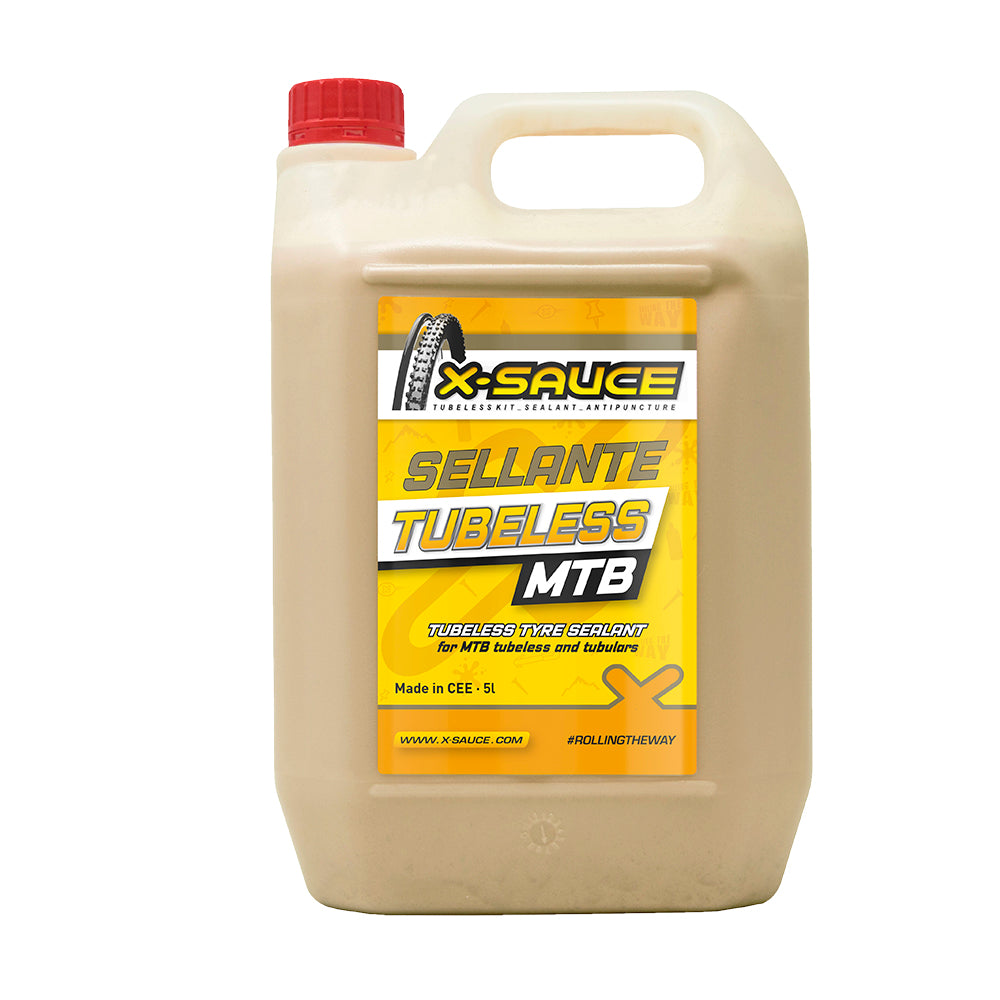 LÍQUIDO SELLANTE PARA SISTEMA TUBELESS MTB BIDÓN 5LT X-Sauce