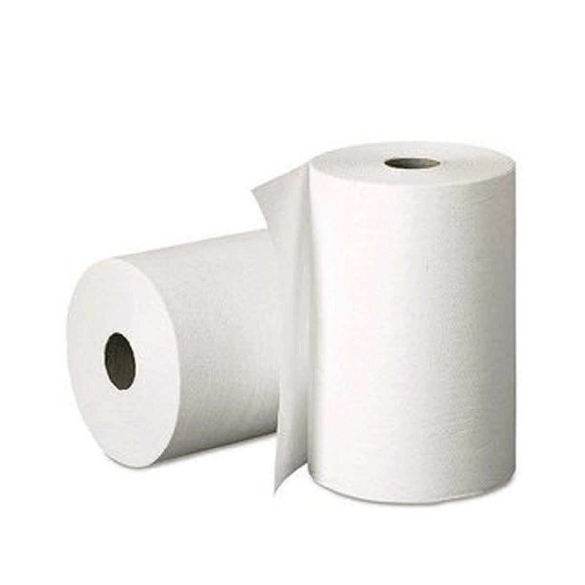 Toalla de papel tamaño Jumbo dos rollos de 250 metros Total 500 metros.