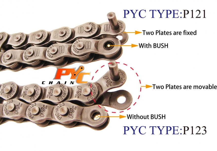 Cadena PYC Half-Link BMX
