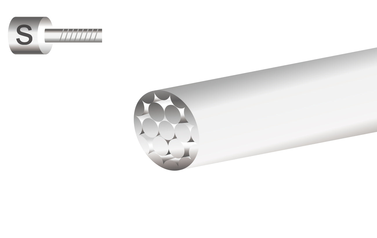 Cable interno de cambio con revestimiento de teflón 1.1 x 2100 mm (50 unidades) (Piola)