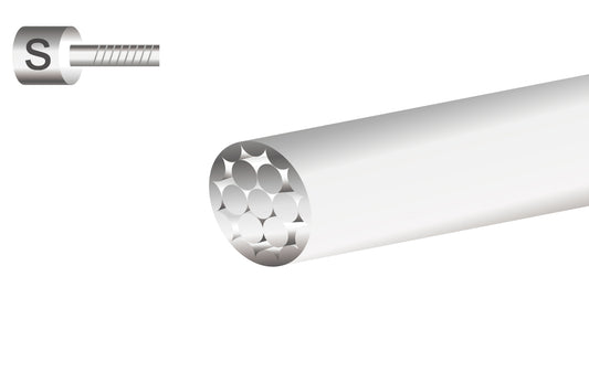 Cable interno de cambio con revestimiento de teflón 1.1 x 2100 mm (50 unidades) (Piola)