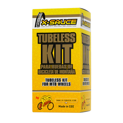 KIT TUBULAR - CINTA 25MM + LÍQUIDO 500ML + VÁLVULAS + JERINGA