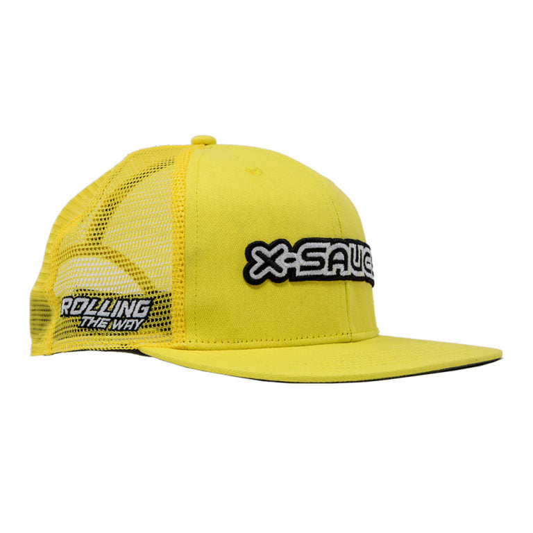 X-SAUCE Snapback con rejilla amarilla